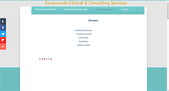 Desktop Screenshot of ecuamundoclinicalservices.com