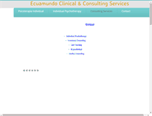 Tablet Screenshot of ecuamundoclinicalservices.com